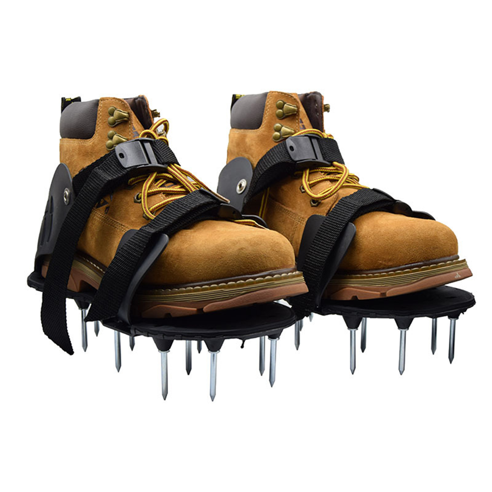Ergonomic Garden Aerator Shoes Featuring Puncture-Resistant Nails & Inflatable For Long-Lasting Comfort 1pr