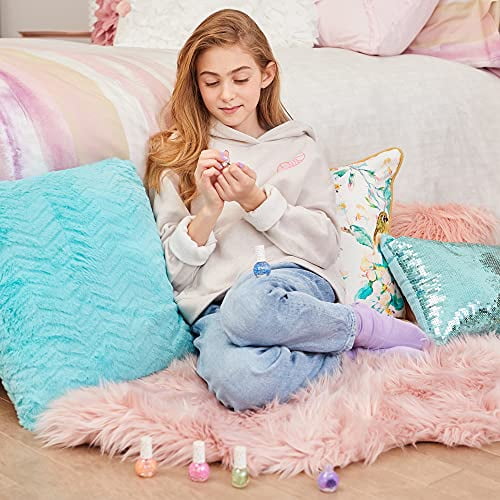 3C4G: Confetti Nail Polish Set - 5 Bottles, Make It Real, Tweens & Girls, Non-Toxic Long-Lasting Polish, Festive Glitter, Vibrant Colors, Three Cheers For Girls, Kids Ages 8+
