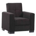thumbnail image 3 of Ottomanson Origins Convertible Arm Chair, Black Microfiber, 3 of 9