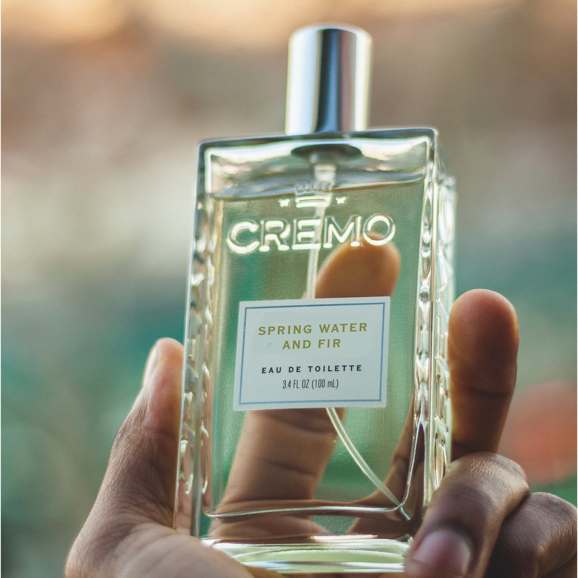 Cremo Mens Spray Cologne, Spring Water Fir Scent, 3.4 fl oz