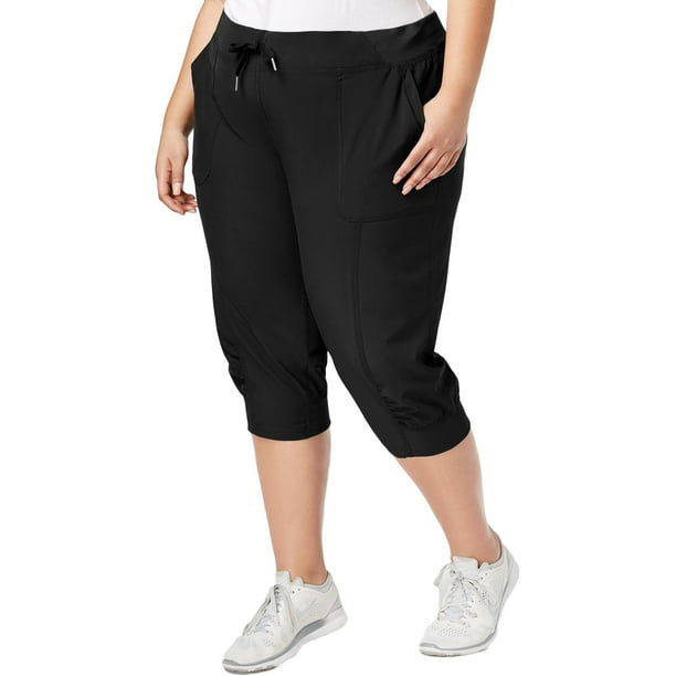Calvin Klein Performance - Calvin Klein Performance Womens Plus Running Fitness Capri Pants