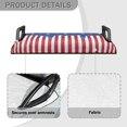 thumbnail image 4 of Xoenoiee American Flag Star and Stripe Pattern Golf Car Seat Covers, Golf Cart Accessories Universal Fit 2-Person Golf Cart Seat Blanket, Summer Golf Cart Seat Towel, Super Soft, 4 of 5
