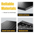 thumbnail image 4 of Paneles perforados de metal Peg Board Spampur con 50 ganchos, paquete de 6, 4 of 9