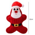 thumbnail image 4 of 2PCS Christmas Dog Toys Creative Santa Snowman Dog Teething Toy Dog Squeaky Toy, 4 of 5