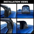 thumbnail image 4 of ROKIOTOEX Cheetah Roof Rack Crossbars for 2014-2025 MAZD-A 3 Hatchback, Lockable Black Bars., 4 of 4