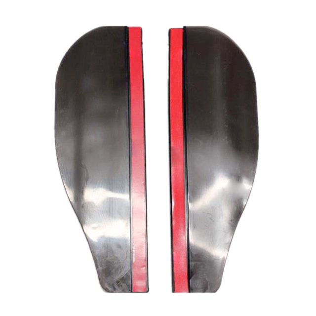 Justharion Stylish Car Rearview Mirror Rain Brow Cover Easy To Install And Waterproof Scratch-resistant No.02 1Set