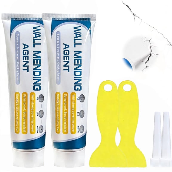 Drywall Patch Repair Kit, Wall Repair Paste for Holes & Cracks, Wall Mending Agent for Nail Holes, Dents & Small Wall Damage