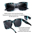 thumbnail image 4 of Gafas de Sol FEISEDY Vintage Cuadradas Sobredimensionadas para Mujer B2486, 4 of 7