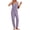 Light Purple, variant on Womens Pajamas Sets V Neck Tank Tops and Long Pants Two Piece Lounge Sets Summer Oufits Loungewear