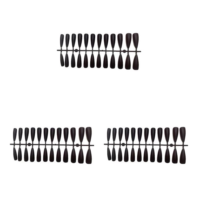 Vogacara Tabletas para mejorar las uñas, textura esmerilada, uña falsa, apariencia resistente a los arañazos, puntas de manicura, JM-10 café Type1 NO1