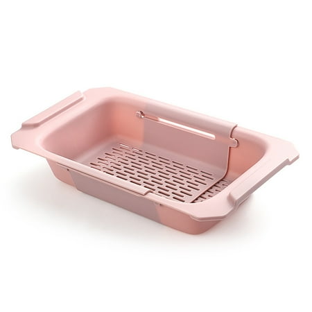 

Kitchen Sink Strainer Basket Retractable Vegetable Drainer Basket Kitchen Tools