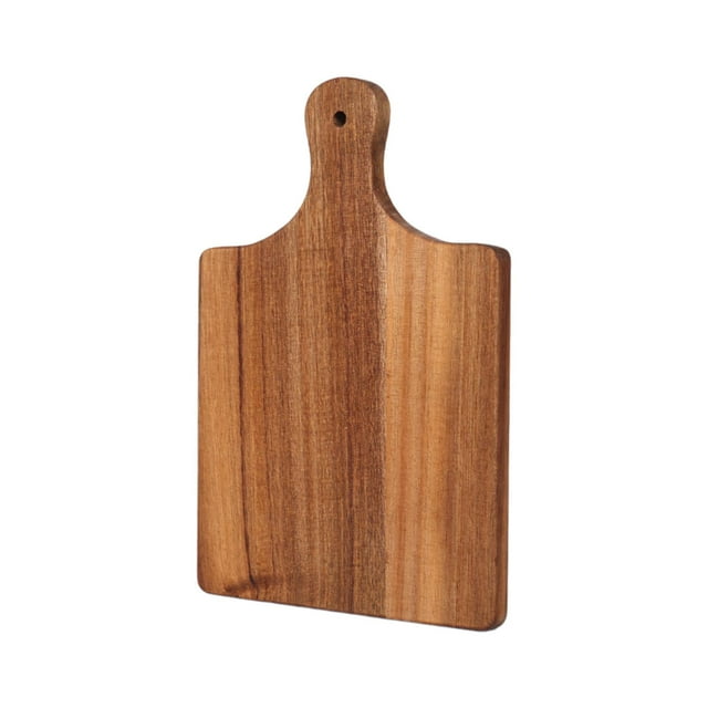 Tnarru Paddle Cutting Board Cheese Board Wooden with Handle Serving Tray Chopping Board Serving Board for Meat Kitchen Bread Camping