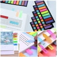 thumbnail image 4 of 1200 Pcs Sticky Tabs, 10 Color Sticky Flags Bright Colors Note Tabs, 4 of 7