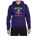 thumbnail image 2 of Wild Bobby, Mamacita Needs a Margarita Mother's Day Unisex Hoodie Sweatshirt, Purple, X-Large, 2 of 6