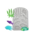 thumbnail image 5 of Ocean Theme Cake Fondant Mold - Seaweed Fish Seashell Coral Silicone Mold for Marine Themed Cake Decors Chocolate Candy, 5 of 9