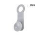 thumbnail image 4 of Ounissouiy Elevador de asiento de inodoro de 2 piezas, mango de baño para evitar tocar la cubierta, soporte de elevación, accesorio de viaje Juegos de accesorios de baño Gris, 4 of 6