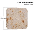 thumbnail image 3 of Disketp Tortilla Funny Coasters,4 Pcs Leather Coasters With Holder, Perfect Housewarming Hostess Gifts,Protect Furniture From Water Marks Scratch, 3 of 9