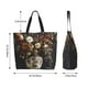 thumbnail image 5 of Fotbe Vintage Floral Vase A Bolsa Tote Estética de Lona con Estampado para Mujer - Bolsa Reutilizable de Hombro Casual para Vacaciones, Compras, Trabajo y Gimnasio, 5 of 8