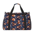 thumbnail image 1 of Fotbe Cute Foxes Bolsa de Viaje con Estampado, Bolsa de Fin de Semana para Mujer con Compartimento para Zapatos, Bolsa de Gimnasio con Bolsillo Húmedo, 1 of 7