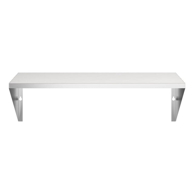 Pemberly Row Tablette avant de 36 Pouces pour Gril Commercial Extérieur en Acier Inoxydable