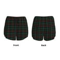 thumbnail image 5 of Haiem Buffalo Plaid Dark Green Women's 2 in 1 Running Shorts - Lightweight Athletic Workout Gym Yoga Breathable Sports Shorts Liner with Phone Pockets-XX-Large, 5 of 9