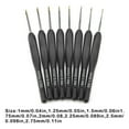 thumbnail image 4 of Tssuoun 8pcs Knitting Crochet Tool Set with Soft Handle and Hook Black Kntting Tool, 4 of 7