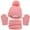 Watermelon Red D4 kids winter hat scarf gloves set, variant on Kids Winter Hats and Gloves 3 PCS Kids Winter Beanie Scarf Gloves Set, Touch Screen Gloves Cold Weather Neck Warmer Skull Cap 3Pcs Winter Hats Neck Warmer Scarf and Touch Screen Gloves Set for Kids