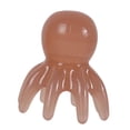 thumbnail image 2 of Peine de masaje para cabeza, peine para cuero cabelludo, suave pero eficaz, portátil, ergonómico, para mujer Marrón claro, 2 of 9