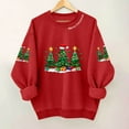 thumbnail image 2 of ShiShine Christmas Sweatshirt for Women Cute Christmas Graphic Sweater Funny Xmas Long Sleeve Holiday Pullover Tops, 2 of 3
