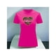 thumbnail image 1 of Playera Blusa Con Impresion De Corazon Love Animal Print Color Fucsia Talla Mediana Marca Emil SaEs, 1 of 4