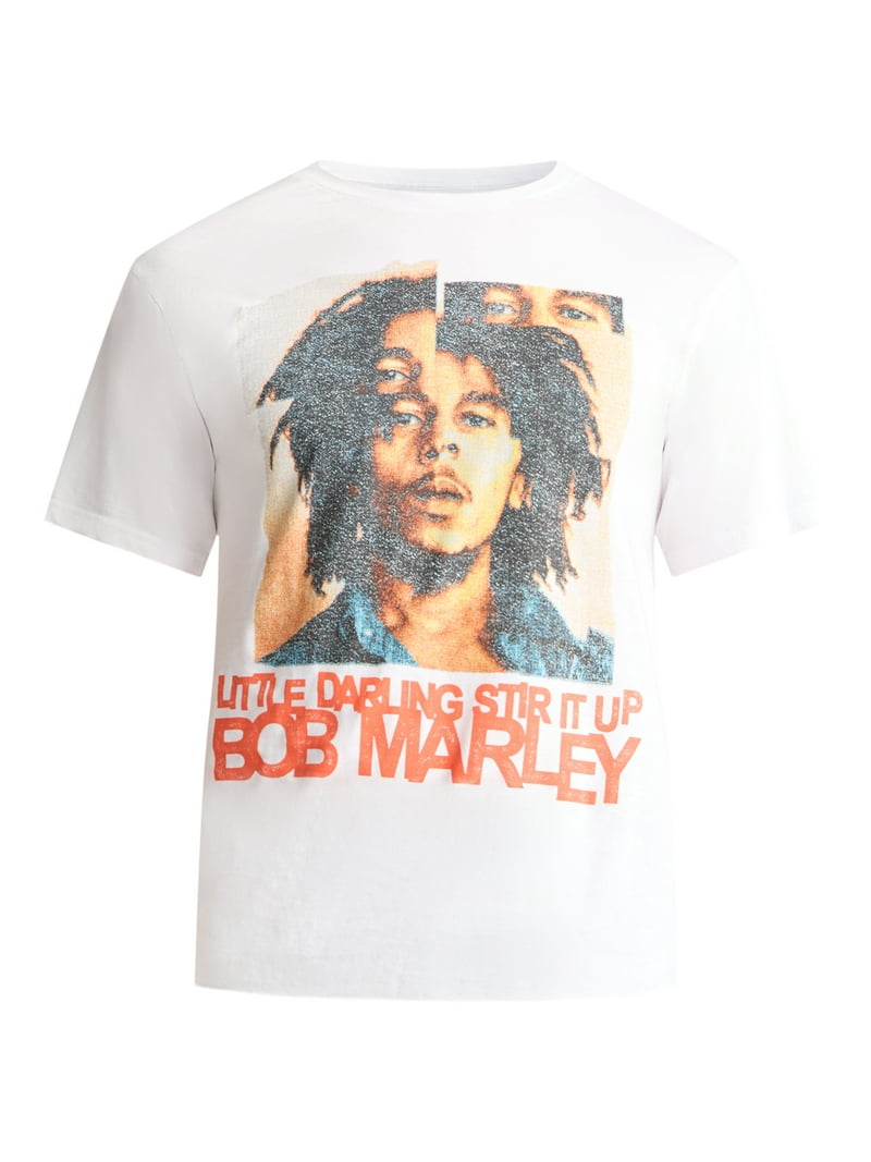 Bob Marley Men's & Big Men's Graphic Cotton T-Shirt, Sizes S-3XL