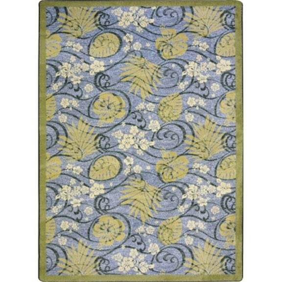 Kaleidoscope Trade Winds Rectangle Whimsical Area Rugs  04 Dusk - 5 ft. 4 in. x 7 ft. 8 in.