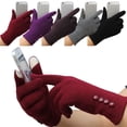 thumbnail image 1 of Gants d'Hiver Chauds pour Femmes Mode Extérieur Écran Tactile Sport Ski Mitaines, 1 of 5