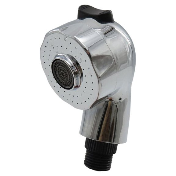 Pressurized Showerhead Detachable Round Adjustable Multi Gear Circular Leakproof Bathroom Salon Shower Head Sprayer Part Type 2