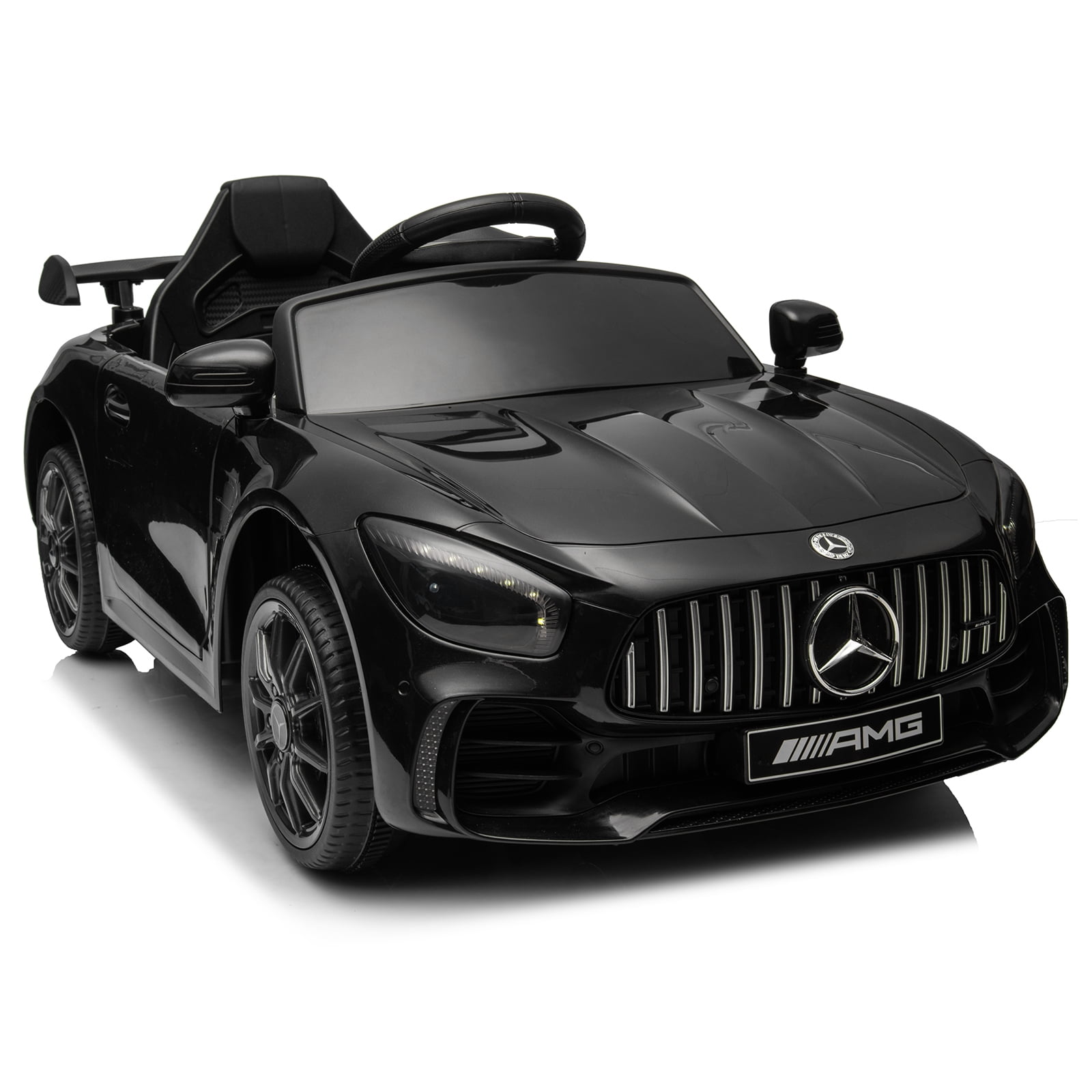 UBesGoo Ride on Car Toy for Kid 12V 4.5Ah Licensed Mercedes-Benz Electric Car, Black