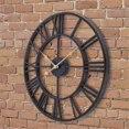 thumbnail image 5 of Silent Indoor Outdoor Wall Clock, Retro Round Decorative Roman Numeral Wall Clocks for Living Room,Kitchen,Bedroom,Patio, 5 of 5