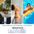 HXEternal 25lbs Pool&Spa 3inch Chlorine Tablets, for Swimming Pool and