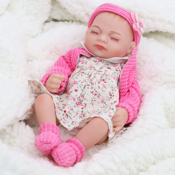JRLCGYP Full Silicone Baby Dolls Girl Vinyl, Reborn Realistic Baby