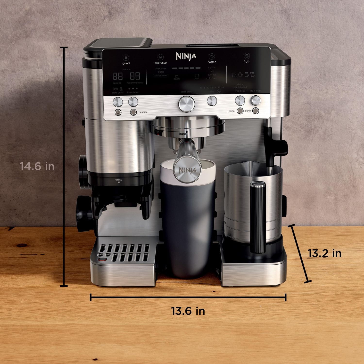 Ninja Luxe™ Café Premier Series 3-in-1 Espresso, Coffee and Cold Brew Machine