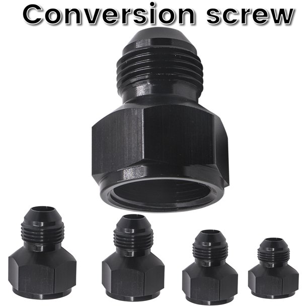 Muyoka Adaptador reductor hembra a macho Adaptador de tornillo de coche de tornillo hembra a macho 10 AN hembra a 06 AN macho/06 AN hembra a 04 AN macho/08 AN hembra a 06 AN macho/10 AN hembra a 08 AN Muyoka Hogar
