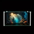 thumbnail image 6 of [Artistic Flair] 3D Underwater Scene Aquarium Background - Vibrant Marine Life with Coral Reefs and Fish, High-Definition PE Material, Ideal for Fish Tank Decoration, Aquarium Decoration, 6 of 8