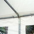 thumbnail image 5 of Outsunny 20' x 40' Large Outdoor Carport Canopy Party Tent with Removable Protective Sidewalls & Versatile Uses, White, 5 of 9