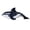 Whale, variant on Yammee Lovely Hair Claw Large Ponytail Catch Beach Barrettes Strong Hold Hairpin