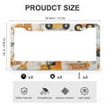 thumbnail image 3 of Playful Construction Vehicle Pattern License Plate Cover 2 Pack Cartoon Machinery Truck License Plate Frames Cover Holders for Women Men US Vehicles 2 Holes Metal License Plate Frame, 3 of 6