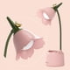 thumbnail image 3 of Lámpara de escritorio con forma de flor, protección ocular, LED, flexible, para mesita de noche Rosa, 3 of 9