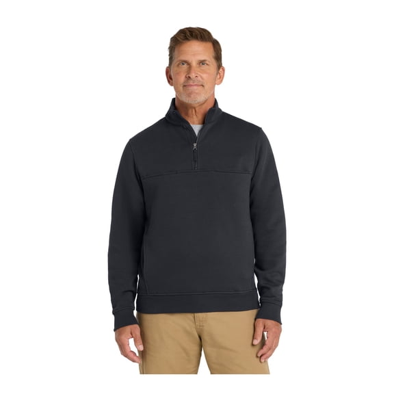 CornerStone Unisex Half Zip Job Shirt | Lightweight Fleece Jacket for Men & Women, Casual Pullover Sweater with Pockets