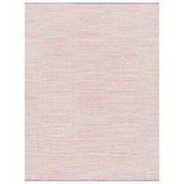 SAFAVIEH Montauk Bernadine Solid Braided Cotton Area Rug, Pink/Fuchsia, 9' x 12'