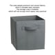 thumbnail image 3 of Cubos de almacenamiento Contenedores plegables con asas dobles Cestas plegables Estante Organizador de ropa de juguete Cesta de tela para mejorar Almacenamiento y organización del hogar Gris oscuro Wosthever HA067017-03, 3 of 4