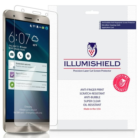 3x iLLumiShield Clear Screen Protector for Asus Zenfone 3 Deluxe (5.7-inch)