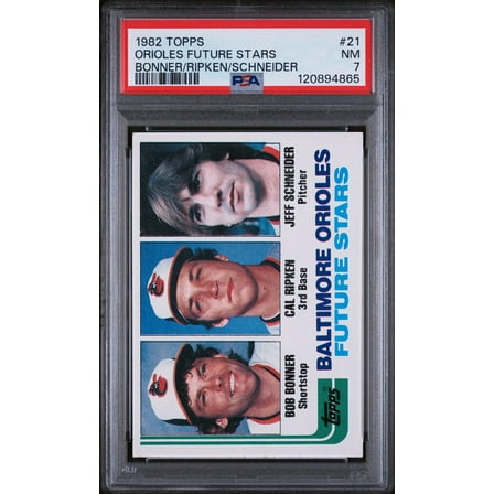 1982 Topps Future Stars Cal Ripken Jr #21 RC PSA 7